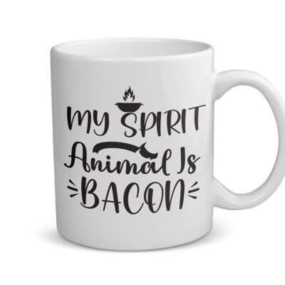 Funny "Bacon Is My Spirit Animal" Mug