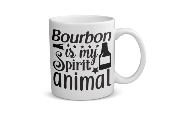 Funny "Bourbon Is My Spirit Animal" Mug