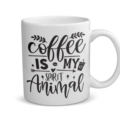 Funny "Coffee Is My Spirit Animal" Mug