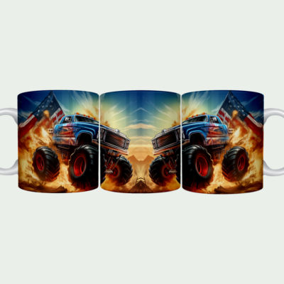 American Monster Truck Mug