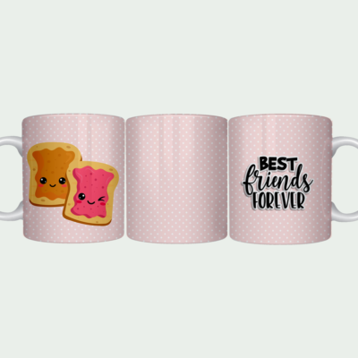 Best Friends Like Peanut Butter & Jelly Mug
