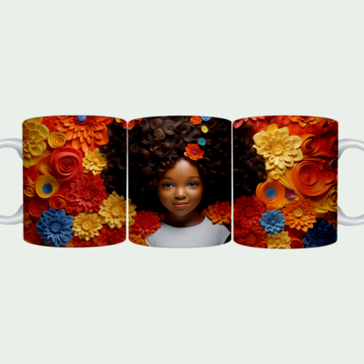 Black Beauty Daisy Mug