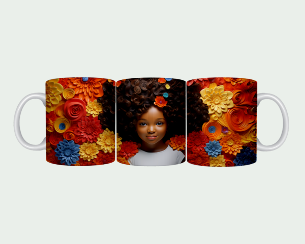 Black Beauty Daisy Mug
