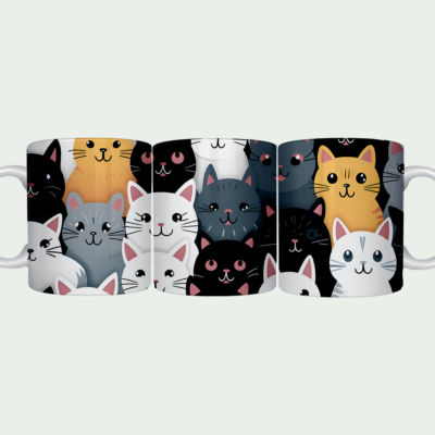 Smiling Cats Mug