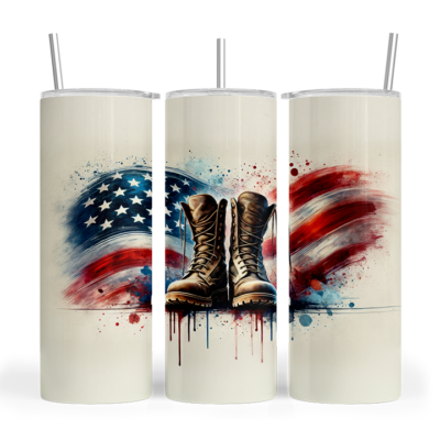 Military Boots Tumbler