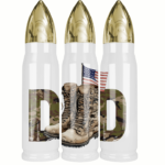 Military Dad 17 oz Bullet Tumbler