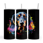 Rainbow Dachshund Tumbler