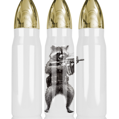 Battle Racoon 17 oz Bullet Tumbler