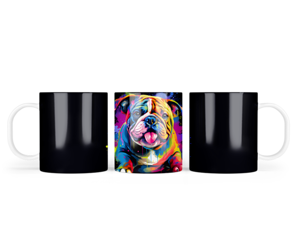 Rainbow Bulldog Mug